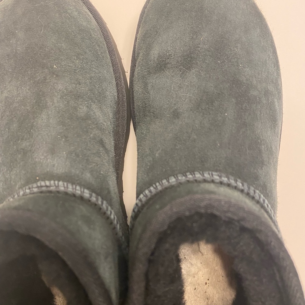 UGG Black Ultra Micro Classic Black Size 7 - Picture 4 of 9